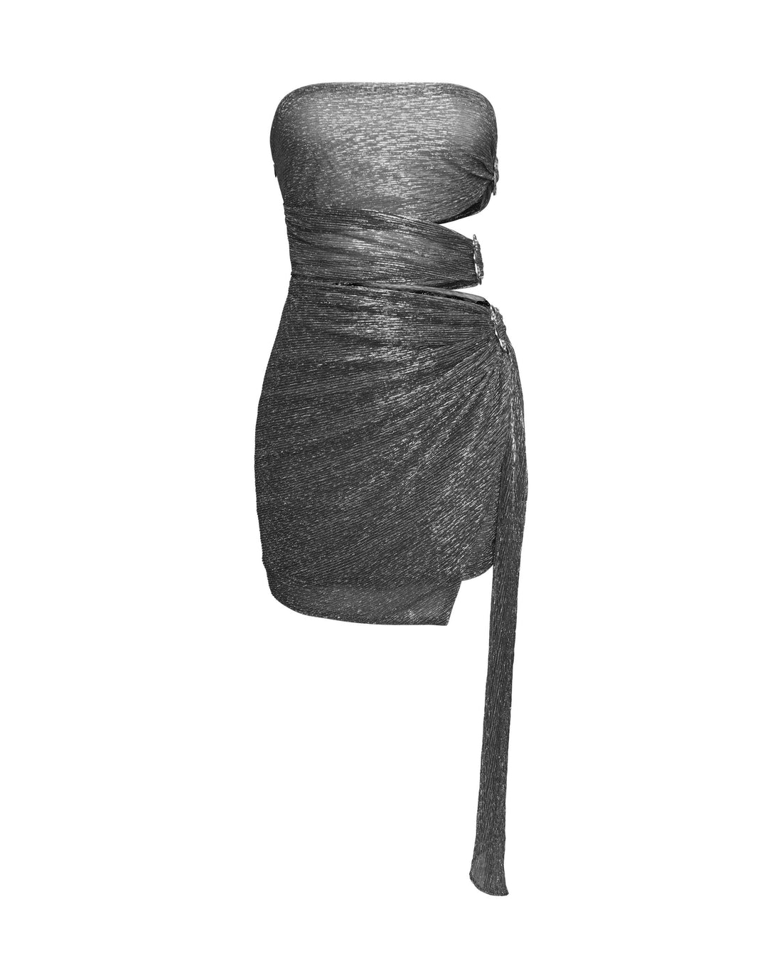 Mesh Ruched Mini Dress